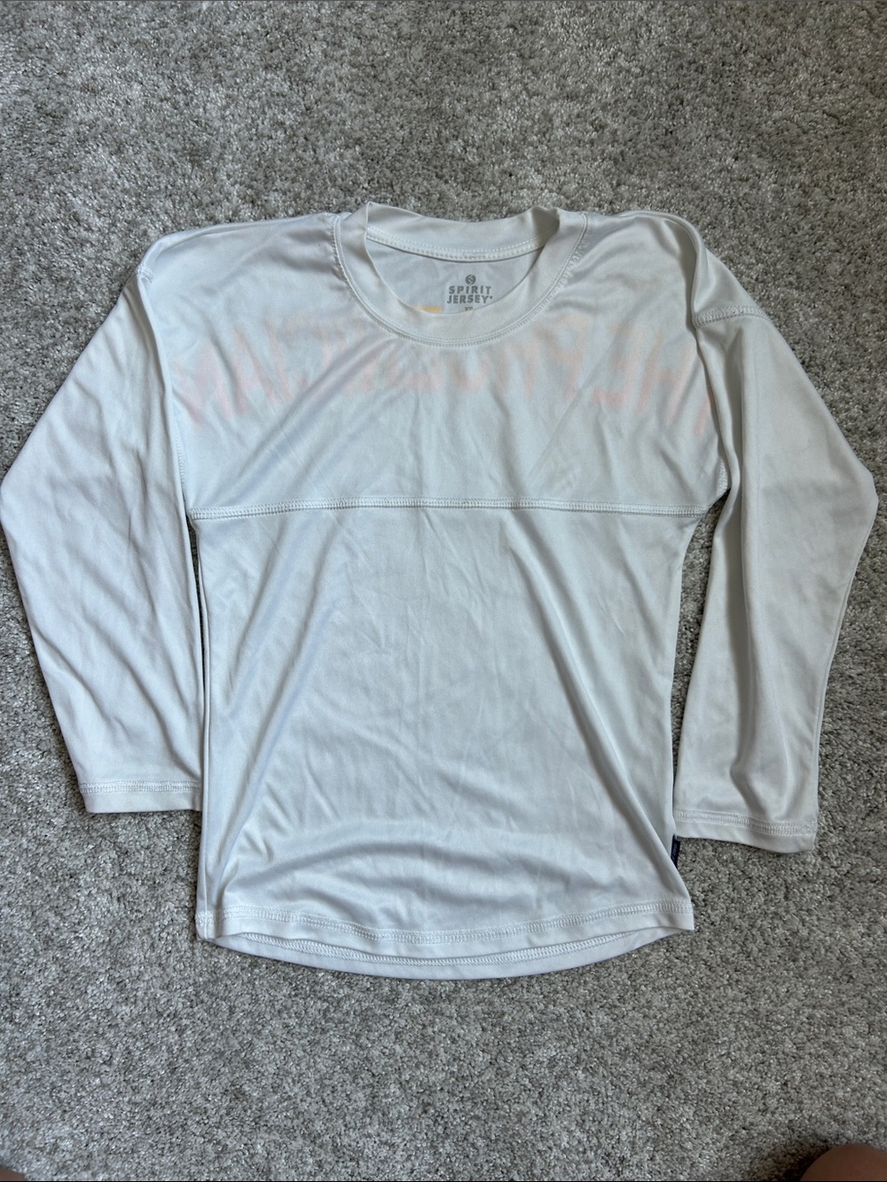 Spirit Jersey Kids' White Long Sleeve Top